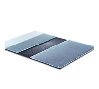 Zeller Plaques de recouvrement/découpe pour cuisinière, set de 2, verre 30 x 52 cm