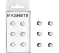 Zeller Present 11224 Aimants, extra forts, Ø 0,8cm, argent (pack de 6)