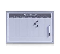 Zeller Present Planning hebdomadaire 11515 Gris aluminium 60 x 40 cm