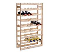 Zeller Present 13165 Étagère pour 54 Bouteilles en Pin 67, 5 x 25 x 118 cm
