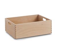 Zeller Present 13308 Boîte Multi-Usage en Bois de Hêtre Verni 40 x 30 x 15 cm