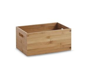 Zeller Present 13340 Caisse de Rangement en Bambou Taille S 30 x 20 x 14 cm