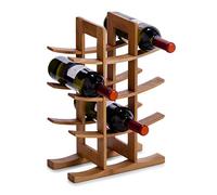 Zeller Present 13580 Casier à Vin en Bambou 29 x 16 x 42 cm