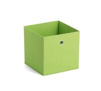 Zeller Present 14134 Boîte de Rangement en Tissu Vert 28 x 28 x 28 cm