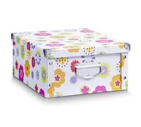 Zeller Present 17853 Boîte de Rangement en Carton pour Enfants 32,5 x 10 x 27,5 cm