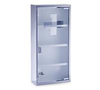 Zeller Present 18112 Armoire à Pharmacie en Acier Inoxydable 27 x 12 x 57 cm