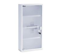 Zeller Present 18122 Armoire à Pharmacie en Métal Blanc 30 x 12 x 60 cm