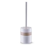 Zeller Present 18261 Brosse WC Céramique Beige/Marron Ø 9,5 cm x 35 cm
