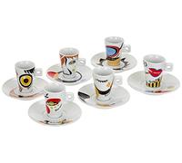 Zeller Present – Service à expresso Faces 26505 en porcelaine 12 pièces