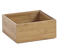 Zeller Present Bamboo Boîte de rangement en bois de bambou, 15 x 15 x 7 cm, naturel