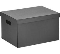ZELLER PRESENT Boîte de rangement 25x35x20cm noir