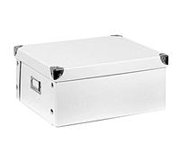 Zeller Present Boîte de rangement en carton, 31 x 26 x 14 cm, blanc