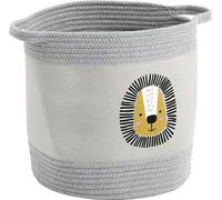 Zeller 14289 Lion Panier de rangement en coton/polyester Ø 30 x 30 cm