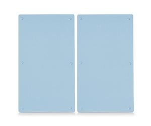 Zeller Present Herdabdeckplatte Glas 52x30cm klar 2er Satz