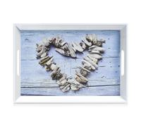 Zeller 26631 Cœur Plateau Mélamine Coloré 50 x 35 x 5 cm