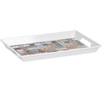 ZELLER PRESENT plateau en mélamine mosaïque 50x35x5cm