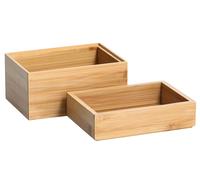 Zeller Present Set de boîtes de rangement 2 pièces