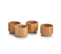 ZELLER PRESENT Set de coquetiers en bambou Ø5x4cm 4 pcs.