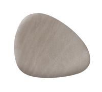 ZELLER PRESENT Set de table similicuir 42x34cm metallic taupe