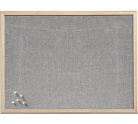 ZELLER PRESENT Tableau d'affichage lin/pin 40x60cm