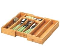 Zeller Range-couverts, extensible, Bamboo 29-40x33,5x5