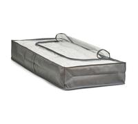 Zeller Sac de rangement sous le lit, gris, 103 x 45 x 15 cm, 14609