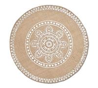 Zeller Set de Table Lin Naturel, Mandala, Ø38