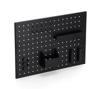 ZELLER Tableau de notes avec tiroirs 50x35cm, noir