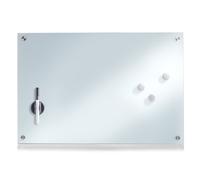 Zeller Tableau magnétique en verre 60,0 x 40,0 cm blanc
