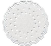 Duni napperons pour tasses 7,5cm blanc 8 plis 250 pièces