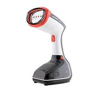 Zelmer ZGS1100 Handy - Vapeur à linge portable 1100 W, débit vapeur constant 25 g/min, prêt à l'emploi en 35 secondes, 1 niveau vapeur, élimine les miettes, les odeurs, désinfecte, capacité 325 ml, rouge