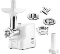 Zelmer ZMM1010B Hachoir à viande électrique 1000 en plastique et acier inoxydable Blanc