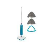 Zelmer ZST1300 Mop parowy, moc 1300W, gotowy do pracy w 20s, wyrzut pary 28 g/min, pojemnik na wodę 400 ml, nakładka do czyszczenia dywanów, legio ergonomiczny, biaco-ski,