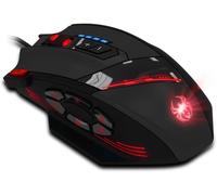 ZELOTES 12 Programmable Buttons LED Optical Professional High Precision USB Gaming Mouse Mice,4000 DPI (Up to 8000DPI by the Software) , Weight Tuning Set Color: Mouse-C-12, Model: Mouse-C-12, PC / Co
