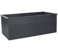 Zelsius Bac surélevé pour jardin, 200 x 100 x 77 cm | Anthracite RAL 7016 | Terrasse ou balcon