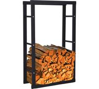 Zelsius Étagère à bois de chauffage | 40 x 25 x 150 cm | Étagère à bois de chauffage pour l'intérieur et l'extérieur