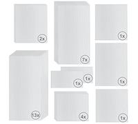 Zelsius Lot de 31 plaques alvéolaires - Plaque de serre de 4 mm - Plaques de rechange pour serre de jardin