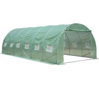 Zelsius serre en film plastique (L) 6 x (l) 3 x (H) 2 m, serre à tomates stable, tente en film plastique