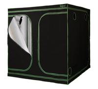 Zelsius Tente de Culture MyHomeGrow | Chambre ou Armoire de Culture, Chambre Noire, Serre (200 x 200 x 200 cm, Noir)
