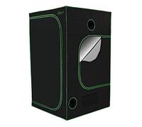 Zelsius Tente de Culture MyHomeGrow | Chambre ou Armoire de Culture, Chambre Noire, Serre (140 x 140 x 200 cm, Noir)