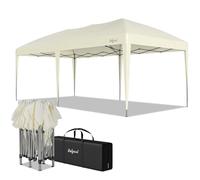 Zelsius Tonnelle pliable 3 x 3 m | Tonnelle pliable pop-up UV30, tente de jardin, tente de réception pliante avec sac | Abri pour jardin, protection solaire, pavillon de jardin pliable, tente pop-up