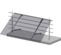 Zelsius Universal Solar Module Balcon Kit de support avec angle réglable, kit de montage en aluminium