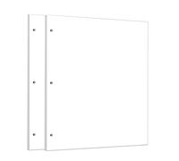 Zelten Lot de 2 recharges de papier perforé 90 feuilles/180 pages pour classeur à 3 trous pour agenda personnel carnet de notes rechargeable