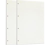 Zelten Recharge De Papier Perforé Pour Reliure À 6 Trous - Journal Intime Rechargeable (A4/4 Hole, Lined)[Z510]