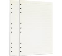 Zelten Recharge De Papier Perforé Pour Reliure À 6 Trous - Journal Intime Rechargeable (B5/9 Hole, Lined)[Z518]