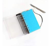 Zelten Recharges/Feuilles Détachables pour Classeur à Anneaux A6/Organiseur Personnel/Planificateur (A6 6 Trous, Papier Diviseur Vertical Coloré)