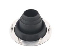 Zelts Raccord de poêle - Flash de Tubulure en Silicone | Conduit de cheminée pour poêle à Bois, raccord de Toit Flexible, Protection Contre la Chaleur pour tentes extérieures