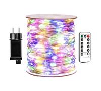 ZELUXDOT Guirlande Lumineuse LED 30m 300 LEDs Multicolores, 8 Modes, Guirlande à Brancher avec Fil d’Argent, pour Intérieur et Extérieur, Noël, Jardin, Mariage, Terrasse, Balcon, Décoration