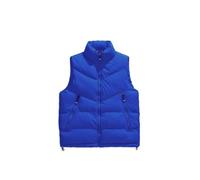 ZEMALON Gilet Homme Casual Épaississement Chaud Gilet En Coton Homme Sans Manches Lumière Confortable Gilet D’Extérieur Homme Jeunesse Mode Tendance Basique Gilet Homme A-Royal Blue 8XL