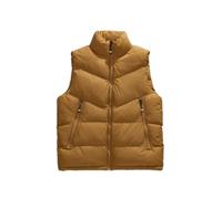 ZEMALON Gilet Homme Casual Épaississement Chaud Gilet En Coton Homme Sans Manches Lumière Confortable Gilet D’Extérieur Homme Jeunesse Mode Tendance Basique Gilet Homme C-Caramel 8XL